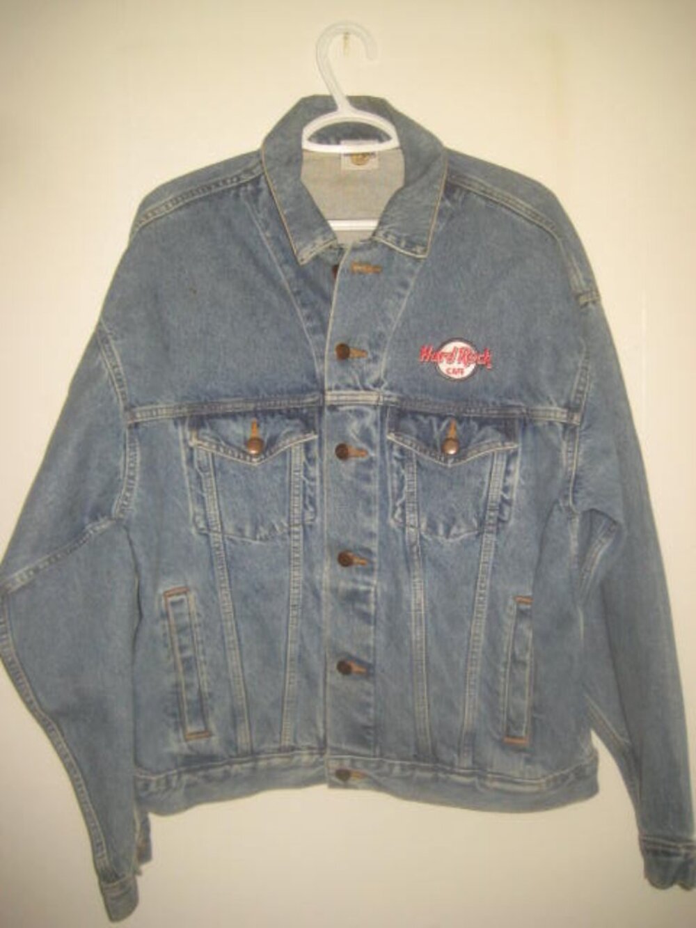 Hard Rock Denim Jacket Mexico Men's Large Unisex